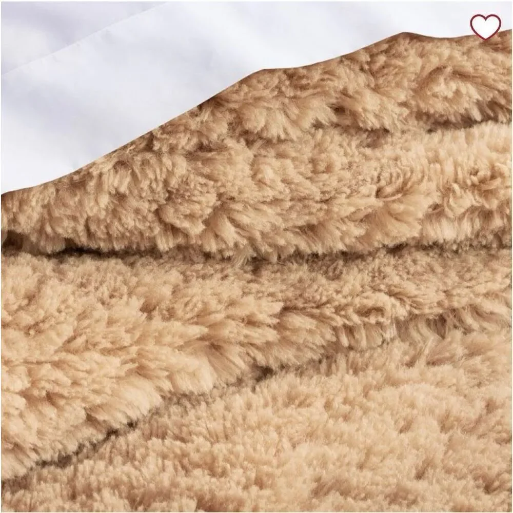 Pottery Barn Teen Cloud Faux Fur Duvet Cover Full Queen